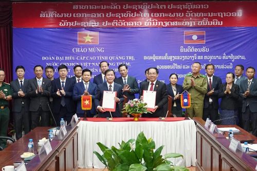 Ký thỏa thuận hợp tác giữa tỉnh Quảng Trị với tỉnh Sả-lạ-văn, giai đoạn 2026-2030