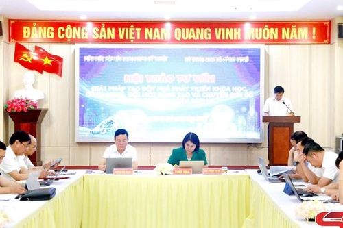Hội thảo tư vấn Giải pháp tạo đột phá phát triển khoa học, công nghệ, đổi mới sáng tạo và chuyển đổi số trên địa bàn tỉnh Sơn La