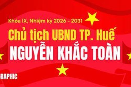 Chân dung Chủ tịch UBND thành phố Huế khóa IX, nhiệm kỳ 2026 - 2031