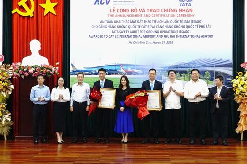Cảng hàng không quốc tế Phú Bài và Cát Bi ghi dấu trên bản đồ ISAGO 2026