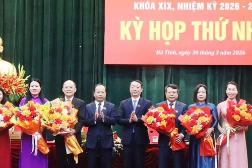 Kỳ họp thứ Nhất HĐND tỉnh Hà Tĩnh khóa XIX, nhiệm kỳ 2026 - 2031 Quyết tâm đổi mới, tạo động lực bứt phá