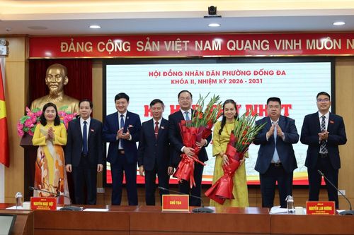 Phường Đống Đa kiện toàn bộ máy chính quyền nhiệm kỳ 2026-2031