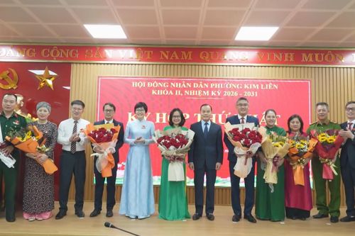Phường Kim Liên kiện toàn bộ máy chính quyền nhiệm kỳ 2026 - 2031