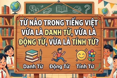 Đố bạn: Từ tiếng Việt nào cùng lúc là danh từ, động từ và tính từ?