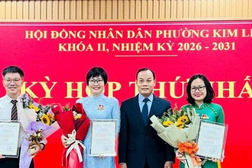Phường Kim Liên kiện toàn bộ máy chính quyền nhiệm kỳ 2026 - 2031