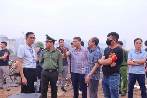 Phường Từ Liêm: Cưỡng chế công trình vi phạm, bảo đảm tiến độ dự án hồ điều hòa Phú Đô
