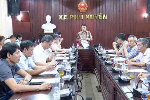 Triển khai phương án cưỡng chế 23 trường hợp vi phạm đất đai tại xã Phú Xuyên