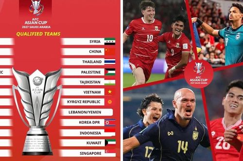 Indonesia vào thẳng, Việt Nam ấn tượng nhất Đông Nam Á tại vòng loại cuối Asian Cup 2027