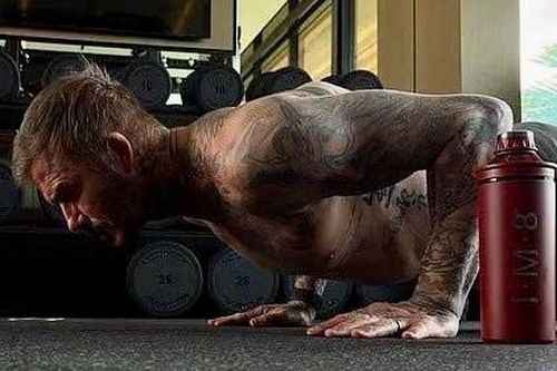 Hình ảnh gây chú ý của David Beckham