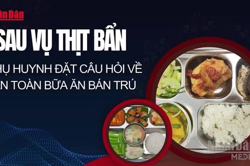 Sau vụ thịt bẩn, phụ huynh đặt câu hỏi về an toàn bữa ăn bán trú