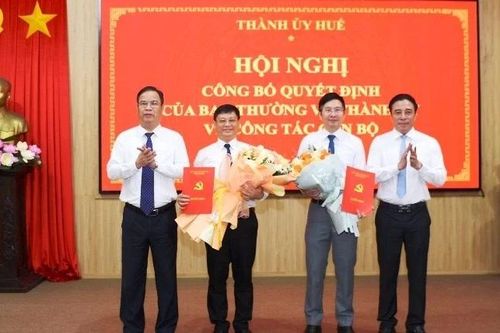 Thành phố Huế điều động, bổ nhiệm nhiều cán bộ chủ chốt tại các ngành, địa phương