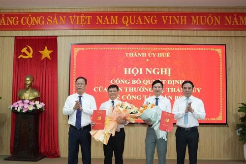 TP Huế luân chuyển, điều động nhiều cán bộ chủ chốt