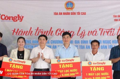 'Hành trình Công lý và Trái tim' về với xã biên giới Sơn La