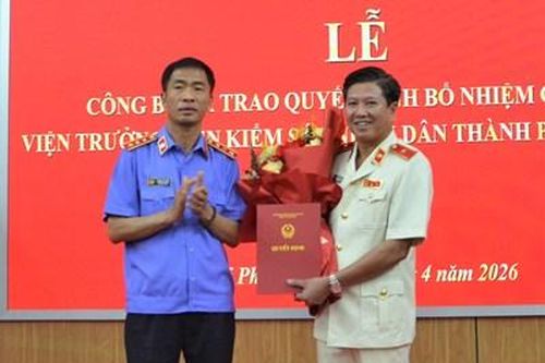 Bổ nhiệm đồng chí Đoàn Anh Phương giữ chức Viện trưởng VKSND TP Hải Phòng