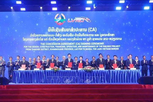 Lào thúc đẩy hiện thực hóa tuyến đường sắt kết nối với Việt Nam