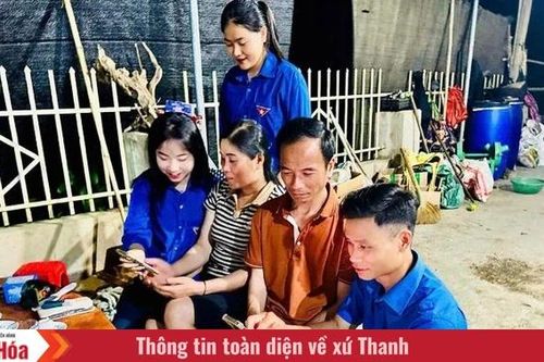 Mường Lát 'đi từng ngõ, gõ từng nhà' đưa chuyển đổi số đến từng hộ dân