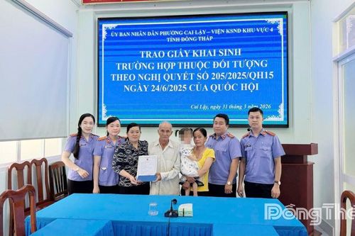 Hoàn thiện hồ sơ cho trẻ em chưa được đăng ký khai sinh theo quy định