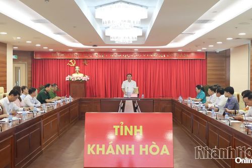 Thường trực Tỉnh ủy Khánh Hòa giao ban công tác tháng 3