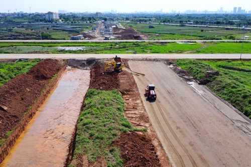 Tiến độ đường Tây Thăng Long qua Hà Nội: Vướng mặt bằng tại nhiều vị trí trọng điểm