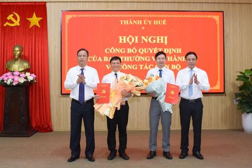 Điều động, chỉ định Bí thư Đảng ủy hai phường Thuận Hóa và Phú Xuân