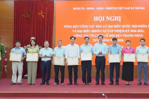 Xã Nội Bài triển khai nhiệm vụ quý II năm 2026