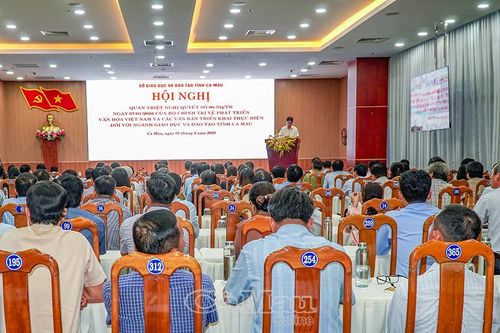 Ngành Giáo dục Cà Mau: Đưa văn hóa trở thành nền tảng phát triển con người toàn diện