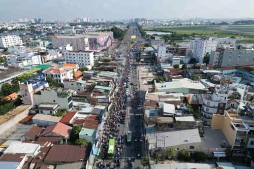 Dự án Metro Bến Thành-Tham Lương: Đóng dải phân cách đường Trường Chinh từ ngày 4/4 để xây ga ngầm metro số 2