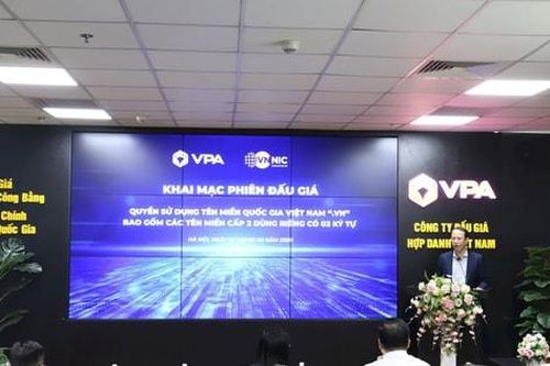 Tên miền quốc gia '.vn' được đấu giá lên tới gần 1,6 tỷ đồng