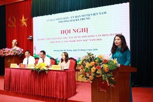 Phường Hai Bà Trưng: Phát huy vai trò nhân dân trong xây dựng đời sống văn hóa