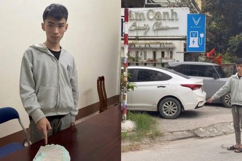 'Nin gia' nửa đêm lục soát ô tô, vớ bẫm 100 triệu đồng