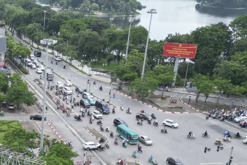 Hà Nội phân luồng giao thông phục vụ thi công chống ngập khu vực hồ Trung Tự, Ba Mẫu
