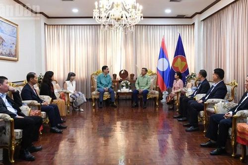 Đại sứ quán Việt Nam tại Thái Lan chúc Tết Bunpimay của Lào