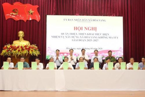 Phát huy sức mạnh cả hệ thống chính trị xây dựng xã Hòa Vang năm 2027 không có ma túy