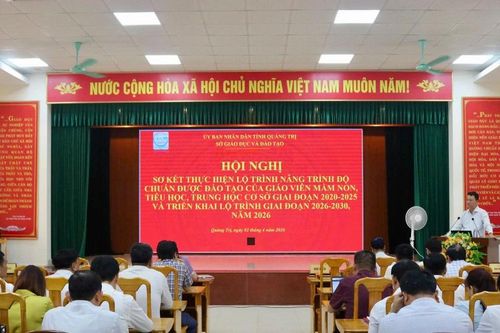 Quảng Trị nâng trình độ chuẩn của giáo viên, đáp ứng yêu cầu đổi mới giáo dục