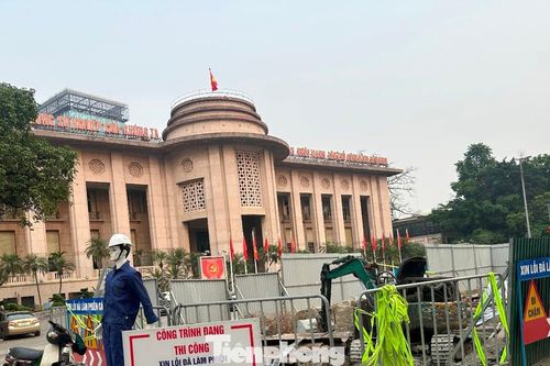Hiện trường các công trình chống ngập trên phố Hà Nội