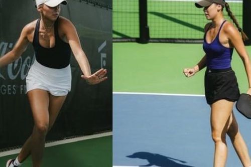 Nữ tay vợt xinh đẹp gốc Việt gây sốt ở giải pickleball đỉnh cao Hà Nội