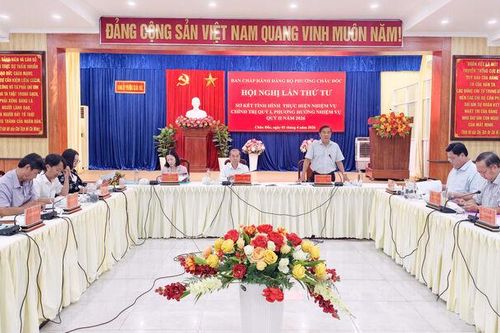 Hội nghị Ban Chấp hành Đảng bộ phường Châu Đốc lần thứ IV, nhiệm kỳ 2025 - 2030