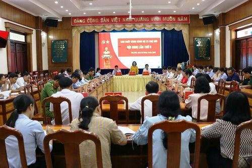 Xã Chợ Mới triển khai nhiệm vụ quý II