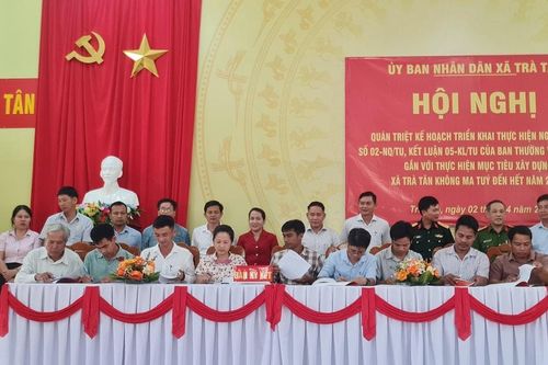 Trà Tân triển khai xây dựng xã không ma túy