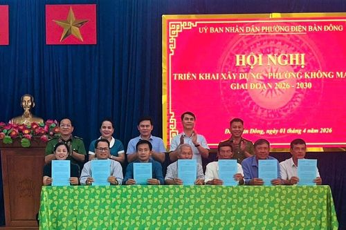 Điện Bàn Đông quyết tâm xây dựng phường không ma túy vào năm 2026