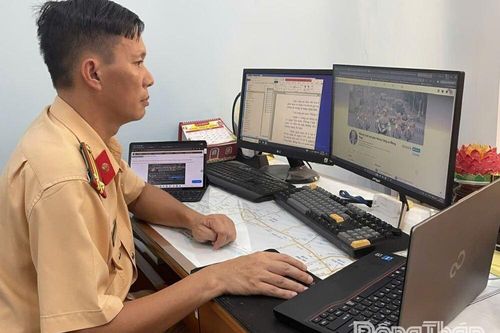 Công an Đồng Tháp vào cuộc xử lý đối tượng lập trang Facebook giả mạo Cảnh sát giao thông