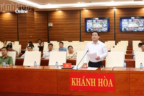 Đề xuất Trung ương bổ sung định hướng phát triển Khánh Hòa là trung tâm kinh tế biển, năng lượng tái tạo của vùng và cả nước