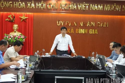 Xã Bình Gia họp tháo gỡ vướng mắc giải phóng mặt bằng các dự án