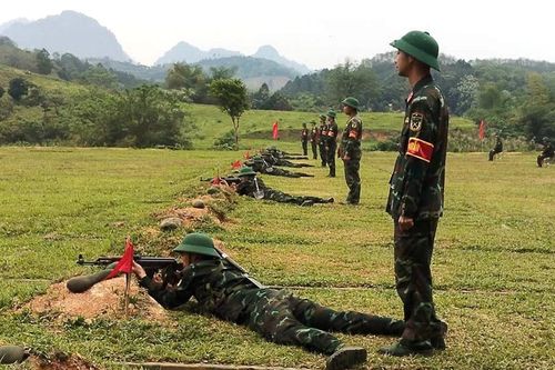 Kiểm tra thực hành bắn súng cho chiến sĩ mới nhập ngũ năm 2026