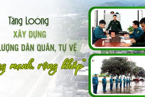 Tằng Loỏng: Xây dựng lực lượng dân quân, tự vệ 'vững mạnh, rộng khắp'