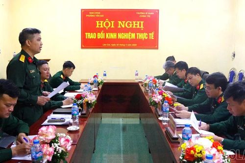 Trường Sĩ quan Chính trị nghiên cứu, khảo sát thực tế tại Lào Cai