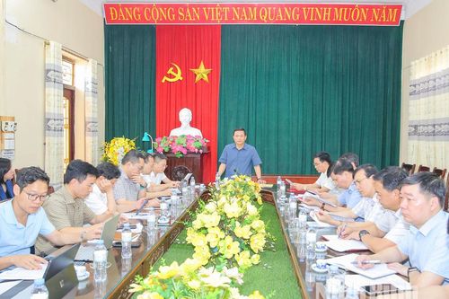 Hội nghị kiểm điểm tiến độ giải phóng mặt bằng Dự án xây dựng cầu Ninh Cường
