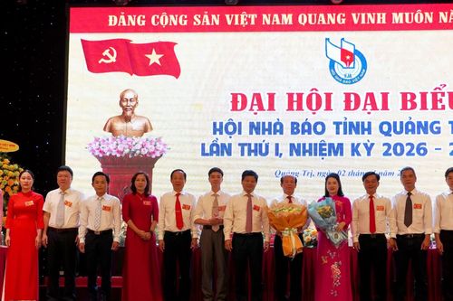 Đại hội đại biểu Hội Nhà báo tỉnh Quảng Trị lần thứ I, nhiệm kỳ 2026-2031 thành công tốt đẹp