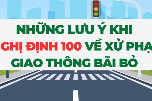 Từ ngày 15/5/2026: Bãi bỏ Nghị định 100/2019/NĐ-CP về xử phạt vi phạm giao thông