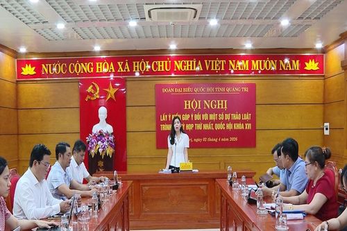 Quảng Trị: Góp ý hoàn thiện 4 dự thảo luật trình Quốc hội khóa XVI